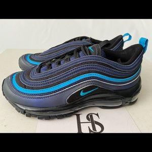 NIKE AIR MAX 97 SE GS BLACKENED BLUE LASER BLUE
